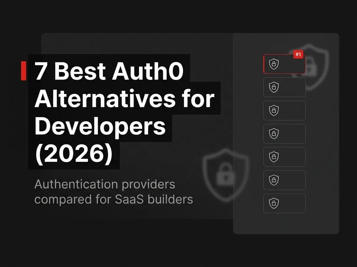 Stacked list of authentication provider options illustration.