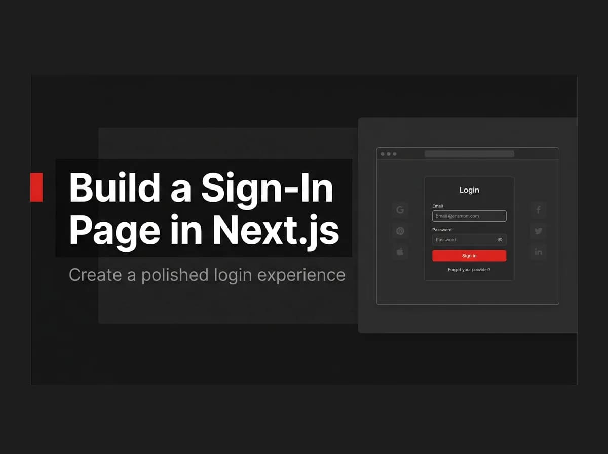 Browser window with a login form wireframe illustration.